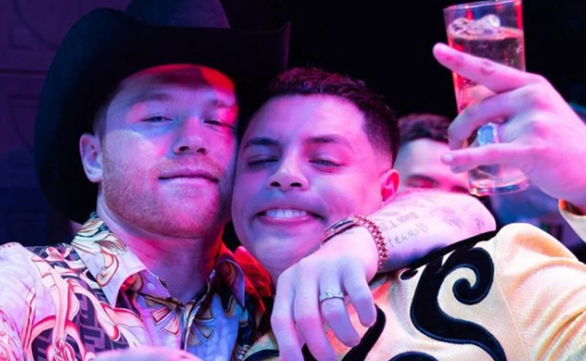 Revelan presunto pleito entre Eduin Caz y Canelo Álvarez en la fiesta de XV años de su hija