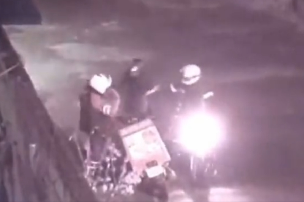 Roban moto a repartidor tras entregar pedido en Valle de Chalco #VIDEO