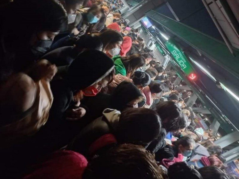 Joven muere tras ser golpeado por convoy en Metro Hidalgo