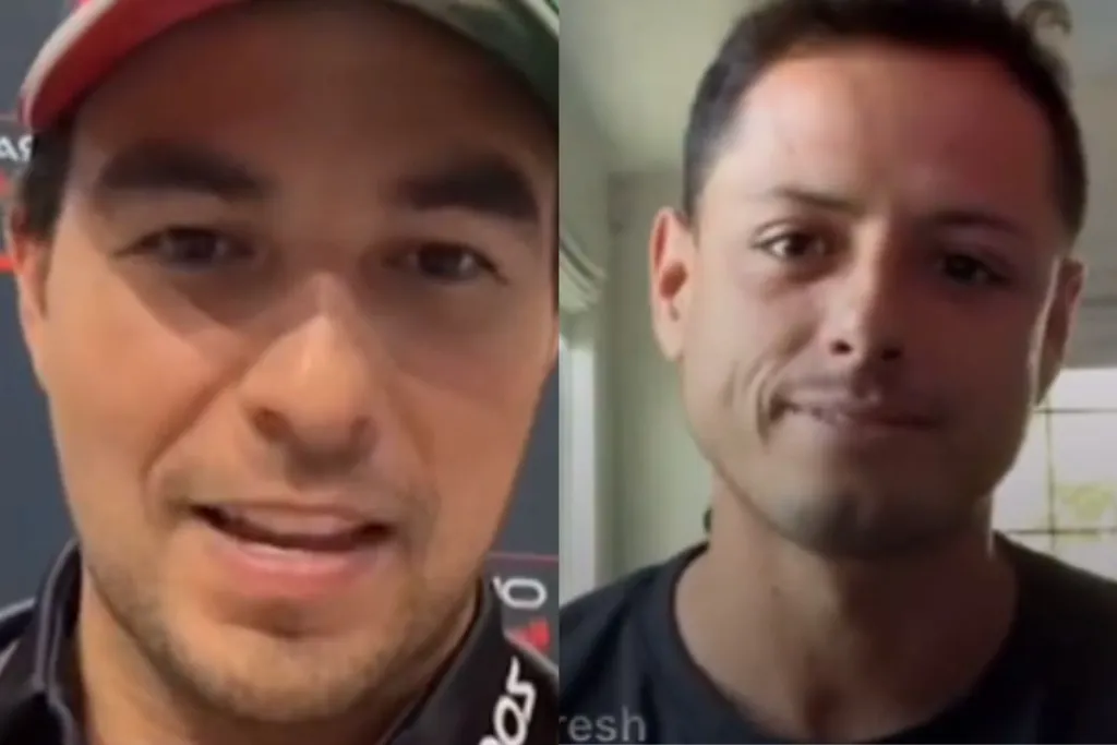 "Yo te llevo": 'Checo' Pérez bromea al 'Chicharito' sobre su presencia en el Mundial