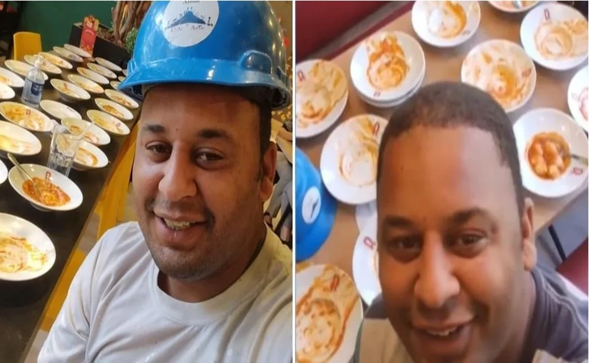 ¿Y la promoción? Corren a hombre de buffet tras comer 35 platos de pasta