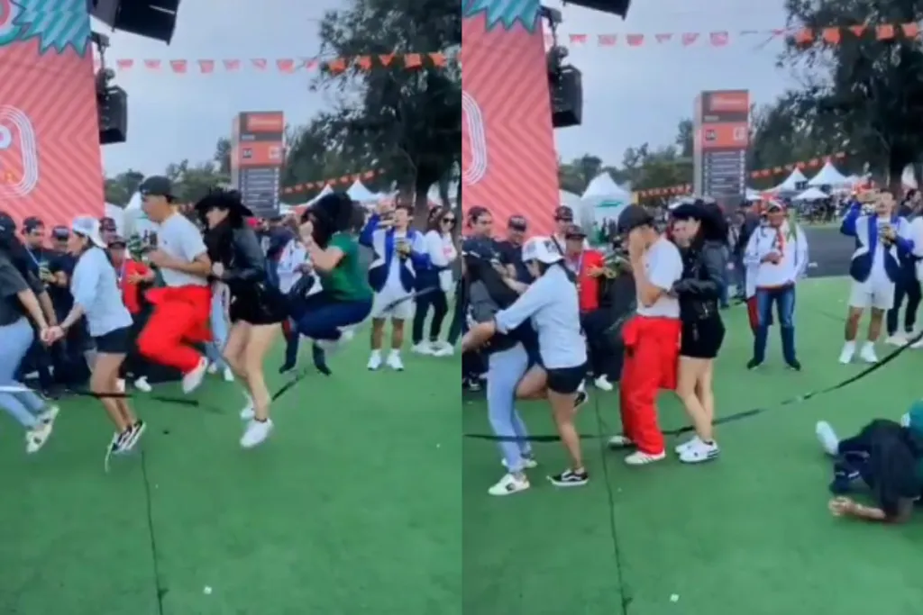 Mujer sufre aparatosa lesión durante concurso previo al GP de México #VIDEO