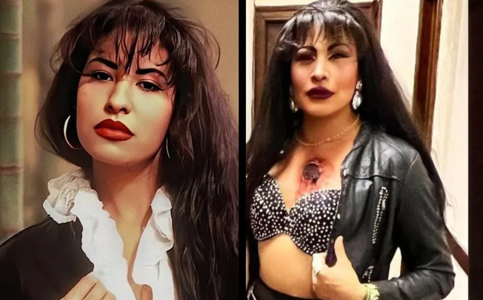 Indigna disfraz de Selena con disparo en el pecho #VIDEO