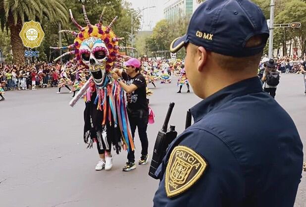 Más de 3 mil policías vigilarán actividades de Día de Muertos en CDMX: SSC