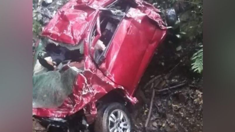 Accidente de auto en Oaxaca