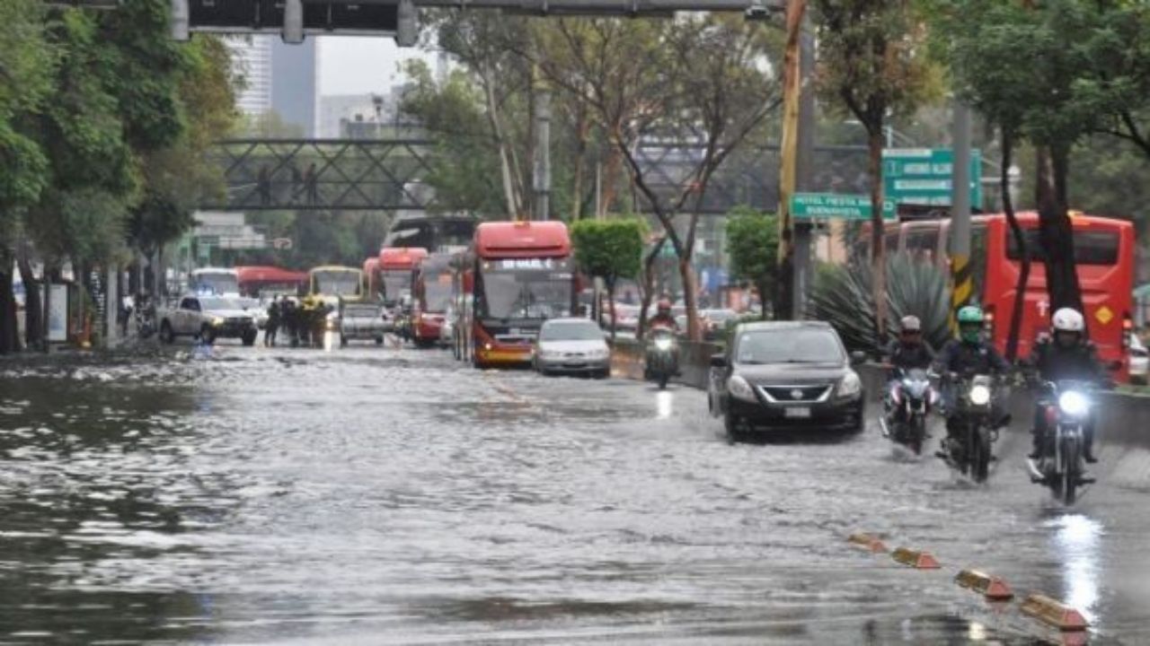 Alerta Amarilla en la CDMX por fuerte lluvia y posible granizo