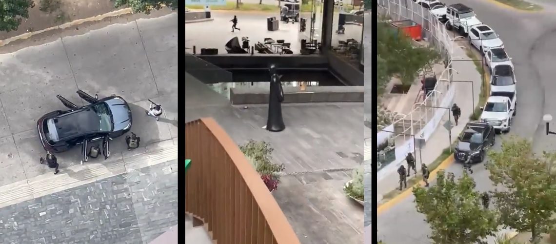 Balacera en la Plaza Andares, en Zapopan, Jalisco