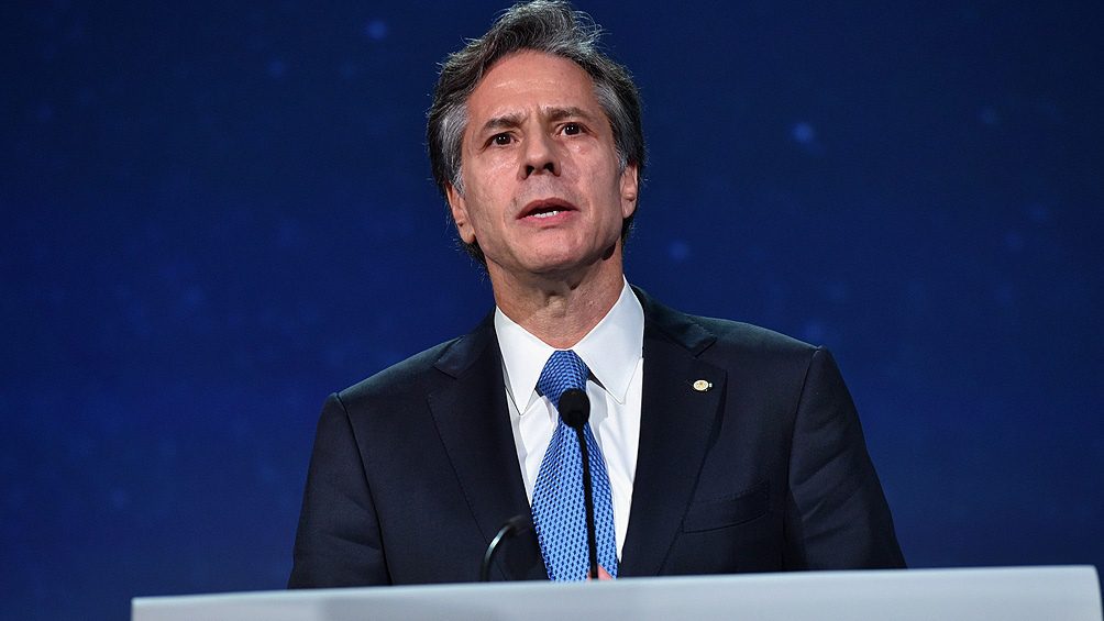 Blinken señala a China por rechazar statu quo sobre Taiwán