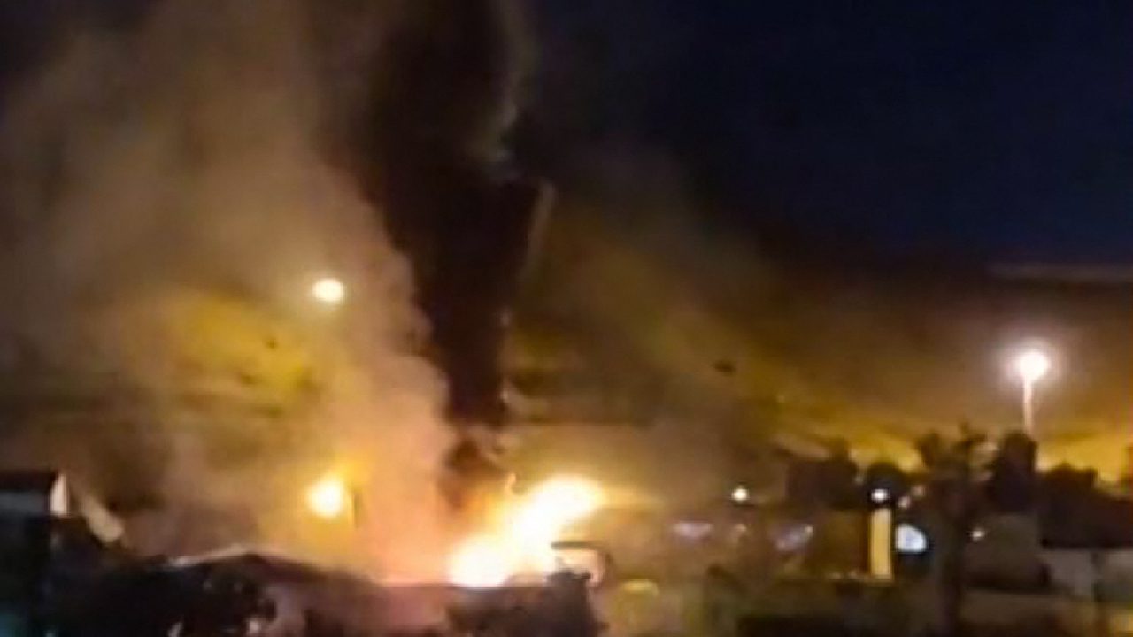 Incendio en prisión de Irán