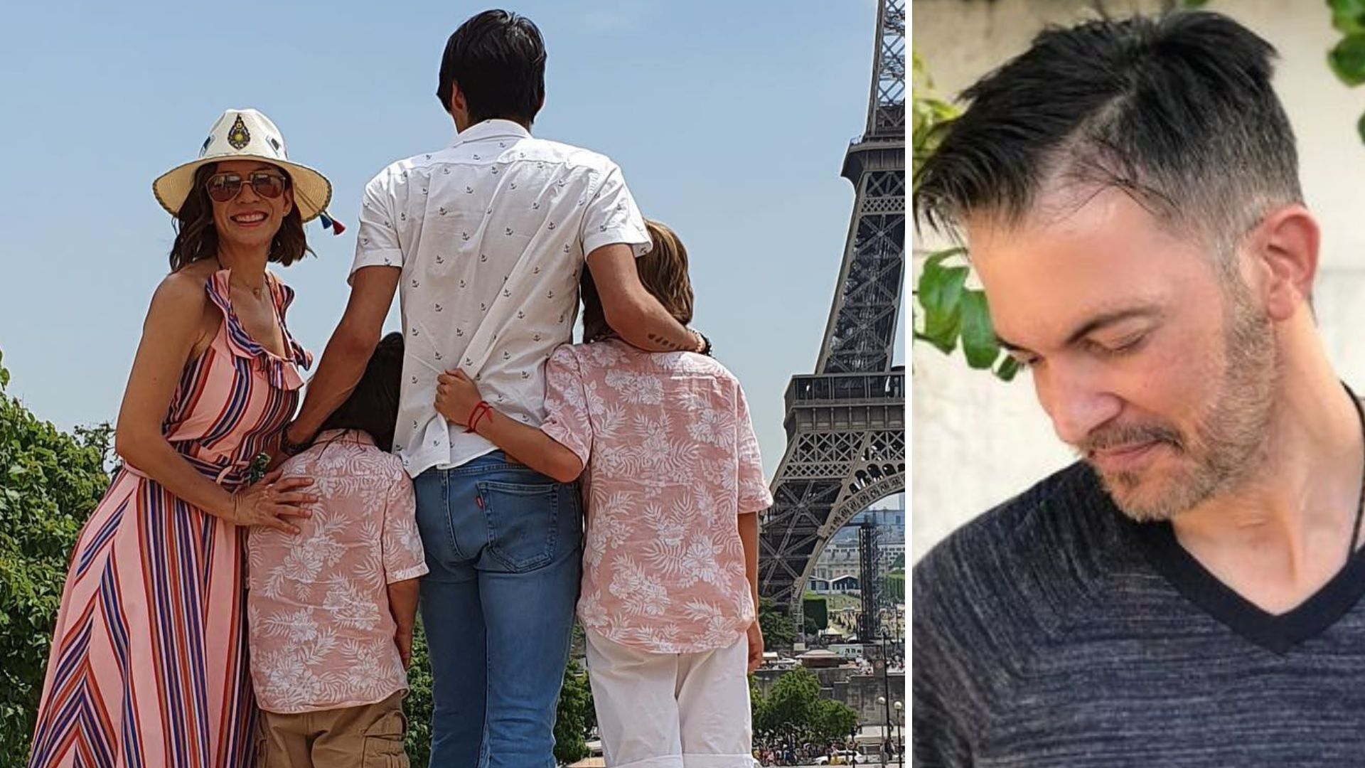 Ingrid Coronado, Fernando del Solar y sus hijos