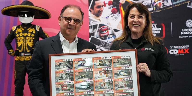 Lotería Nacional celebrará 60 años de la Fórmula 1 en México con un sorteo