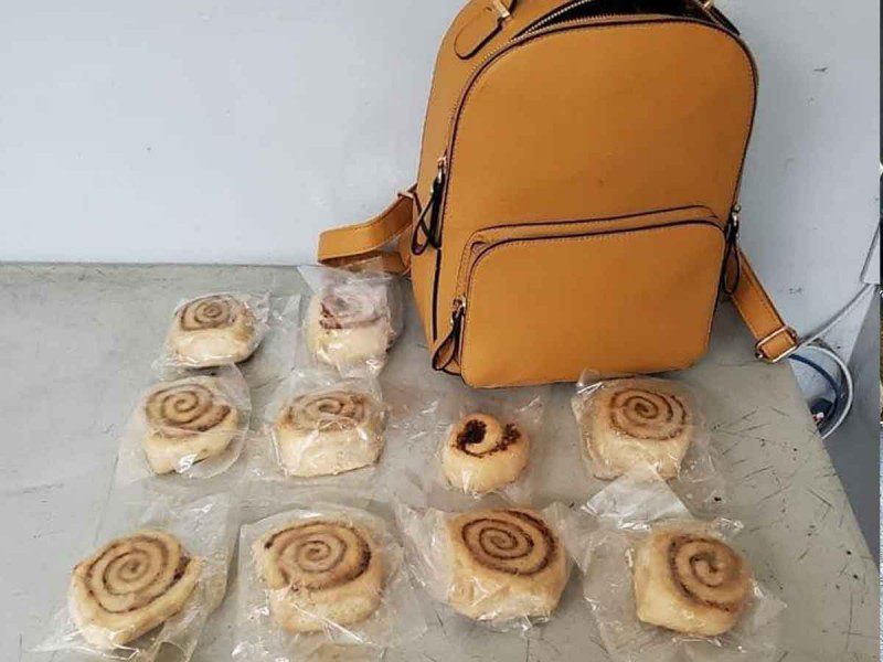 Roles de canela con mariguana