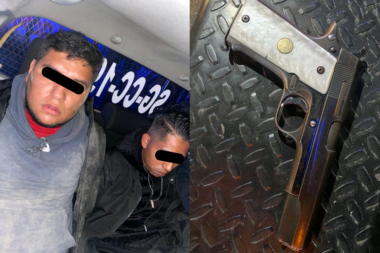 Sujetos detenido por un tráiler robado en Ecatepec