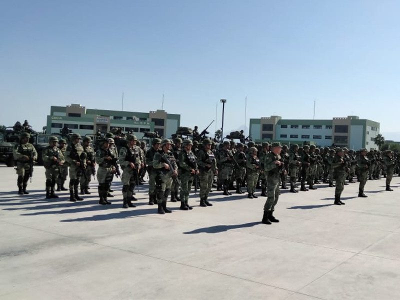 350 militares arriban a Nuevo León para reforzar tareas de seguridad