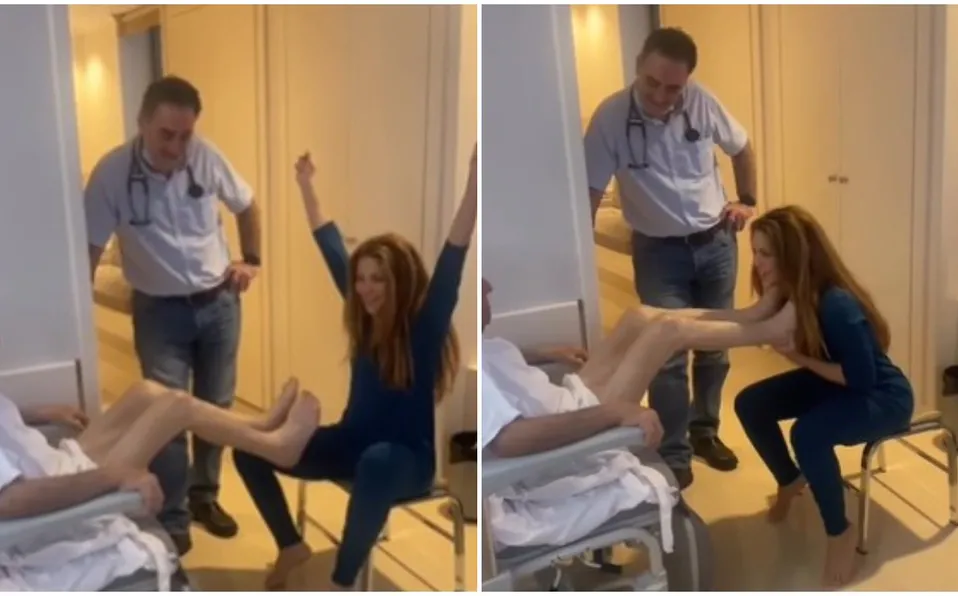 Shakira comparte #VIDEO de tierno momento con su padre en el hospital