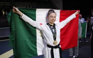 La mexicana Daniela Souza gana el oro en el Campeonato Mundial de Taekwondo