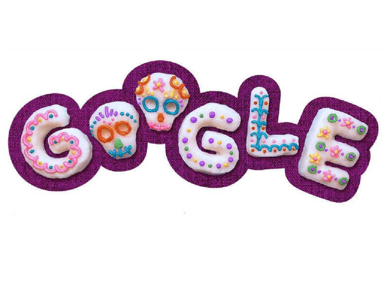 Google celebra el Día de Muertos con calaveritas de azúcar