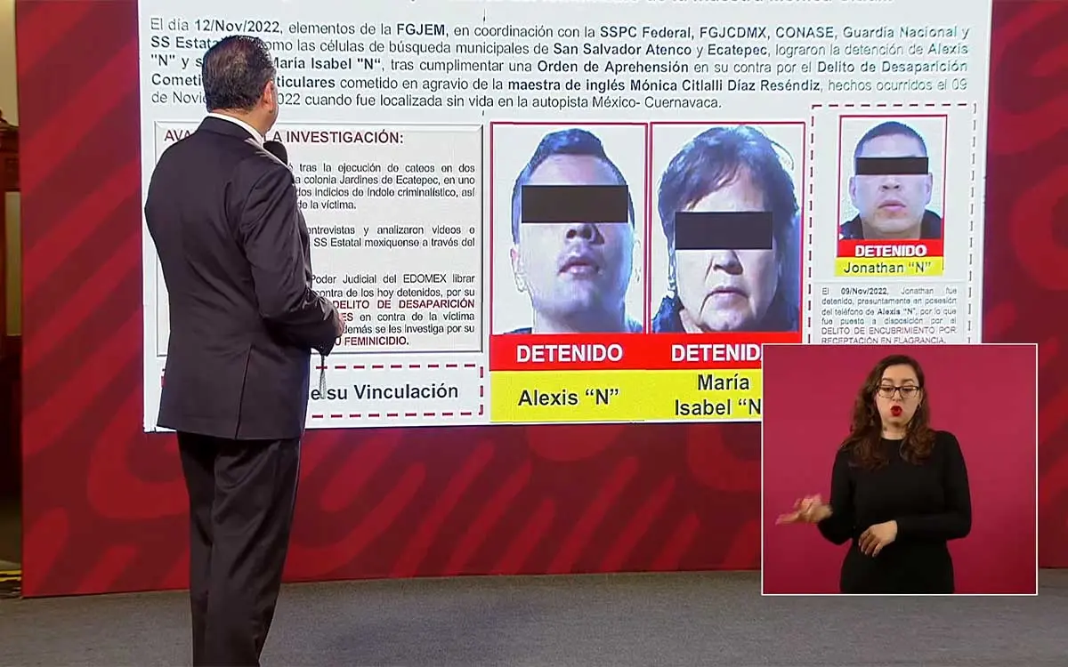 Cae un tercer implicado en el feminicidio de Mónica Citlalli en Ecatepec