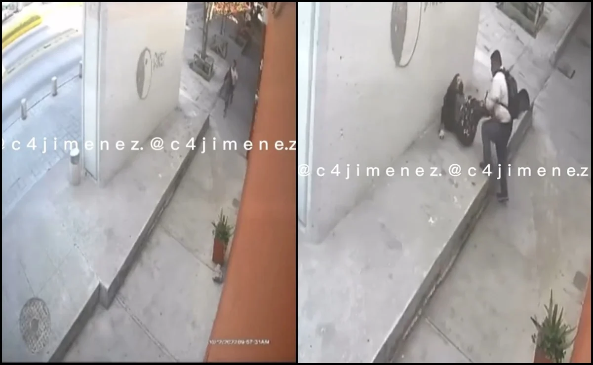 Exhiben violento asalto a plena luz del día en calles de la GAM #VIDEO