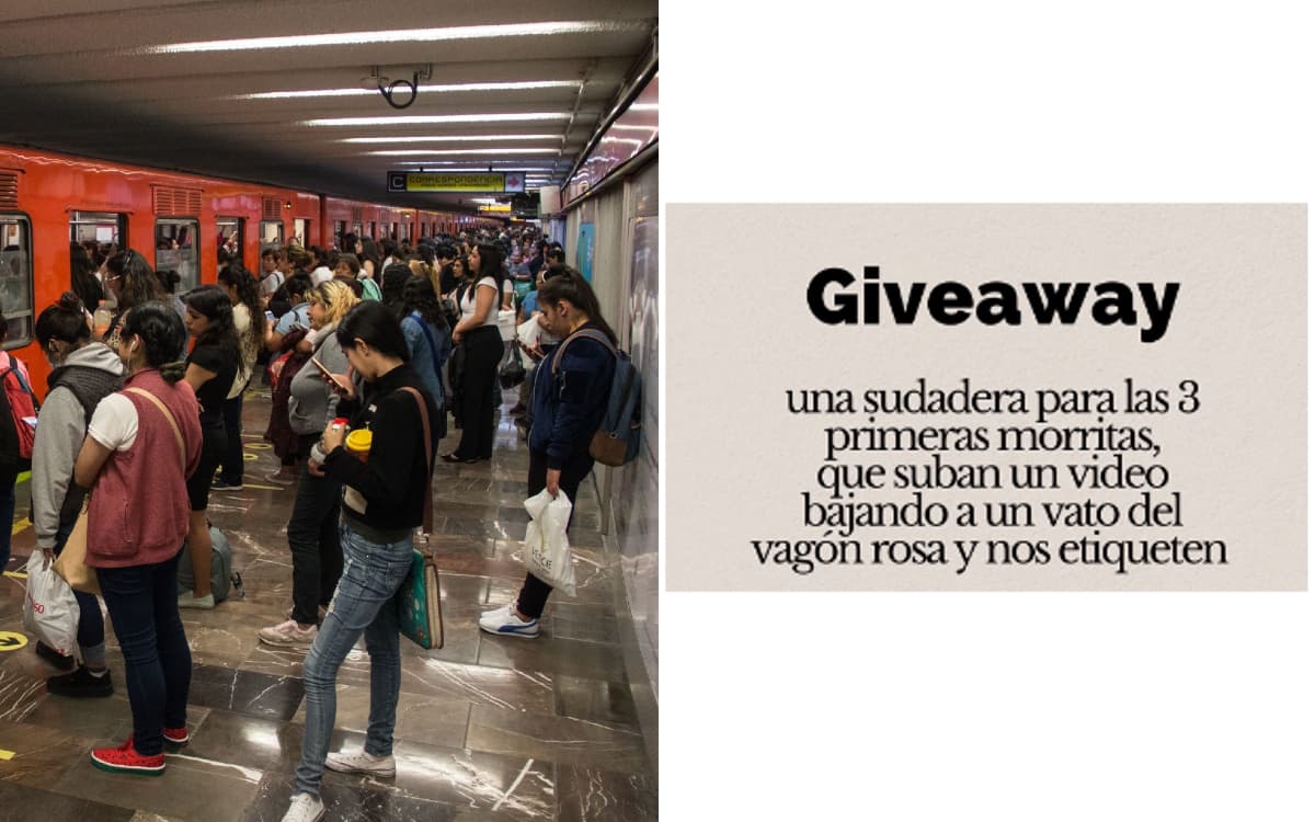Tienda de ropa regala prendas por sacar hombres de vagones exclusivos del Metro CDMX