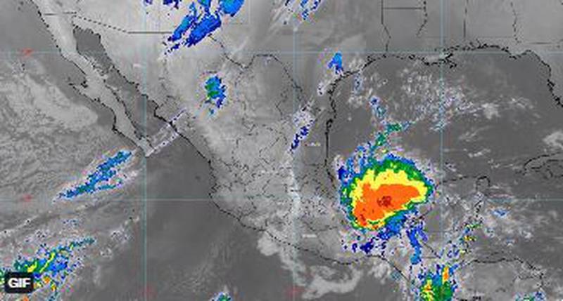 La depresión tropical 'Lisa' causará lluvias intensas en el sureste de México