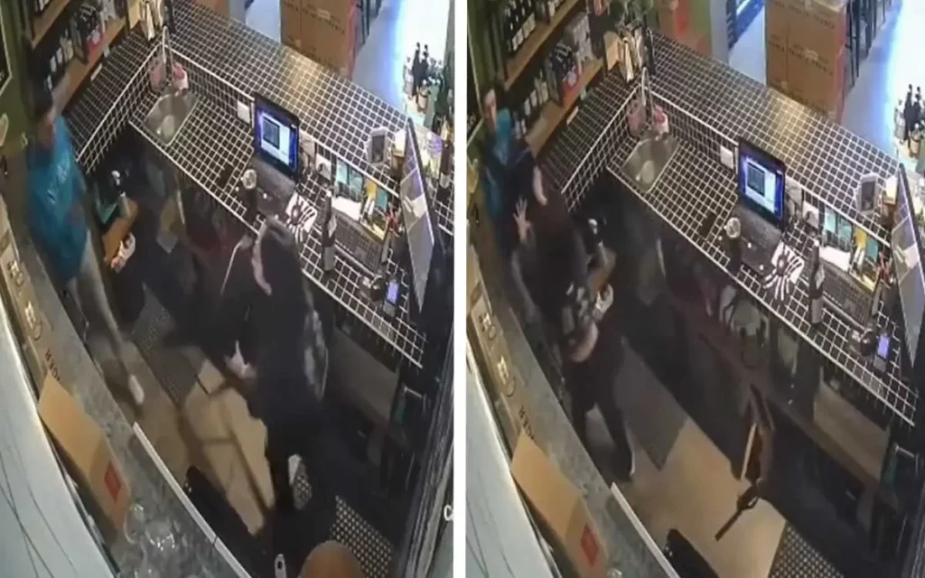 Joven logra escapar de un presunto agresor en un bar de Tijuana #VIDEO