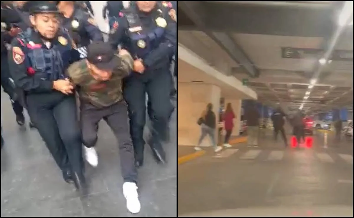 "¡Ay me duele!": así se quejaba ladrón baleado en la Plaza Mitikah #VIDEOS