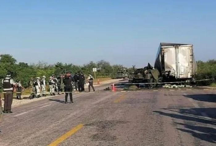 Fiscalía de Tamaulipas investiga la muerte de 7 militares durante un accidente vial