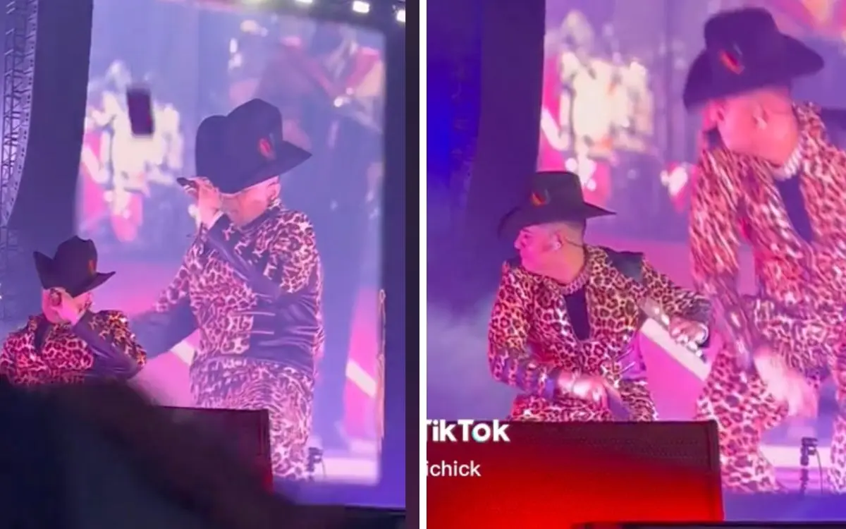 Eduin Caz, vocalista de Grupo Firme, fue golpeado con un celular #VIDEO