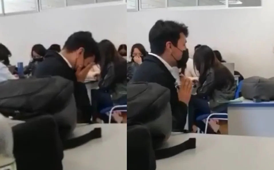 Denuncian que profesor universitario en Hidalgo obliga a alumnos a rezar #VIDEO