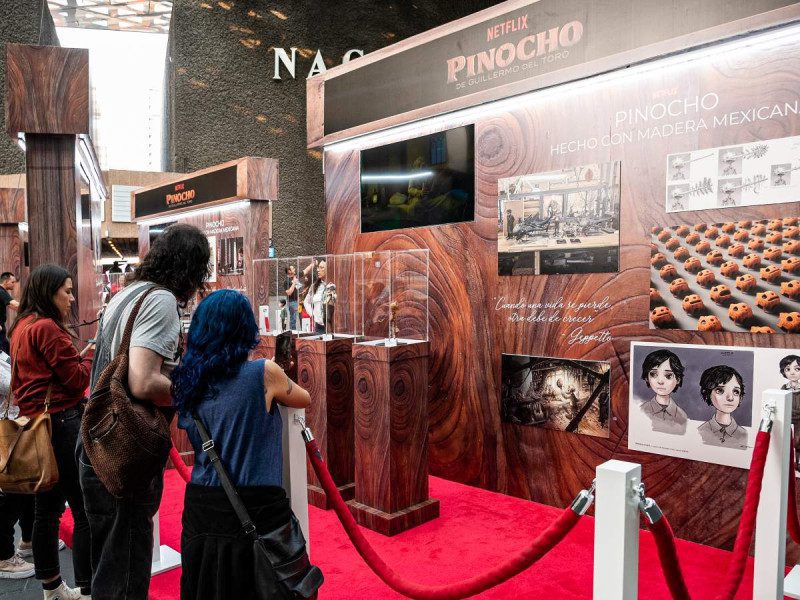 La Cineteca Nacional abre exposición sobre "Pinocho", nueva película de Guillermo del Toro