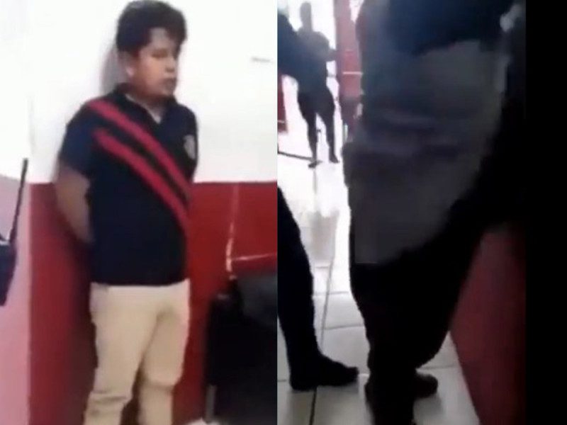 Exhiben a policías de San Miguel Xoxtla, Puebla, dando golpiza a detenidos #VIDEO