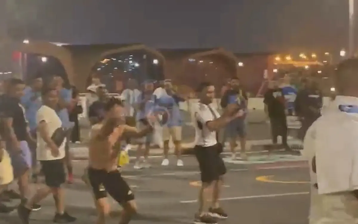 SRE descarta mexicanos detenidos tras pelea con argentinos en Qatar