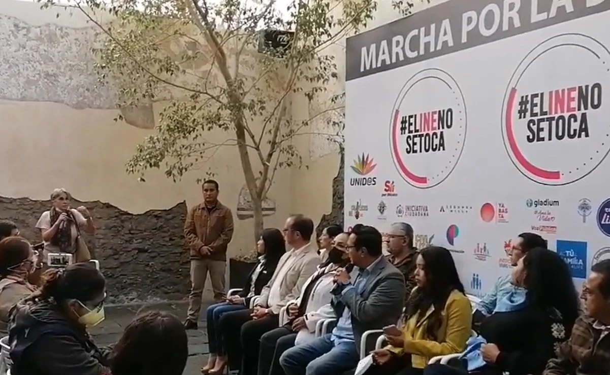 “Mi sirvienta no sabe de lo que se trata”, dice asistente a organización de marcha a favor del INE