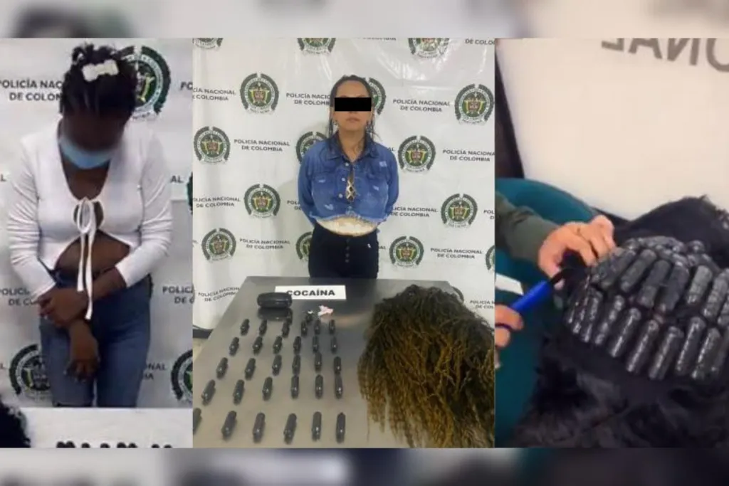 Detienen a dos mujeres por llevar droga oculta en extensiones de cabello