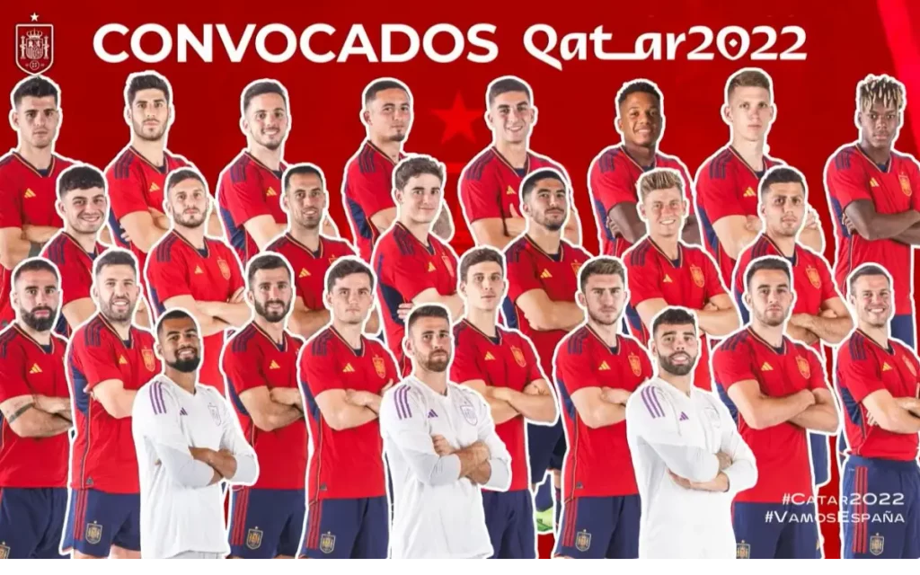 España da a conocer su lista de seleccionados para el Mundial de Qatar 2022