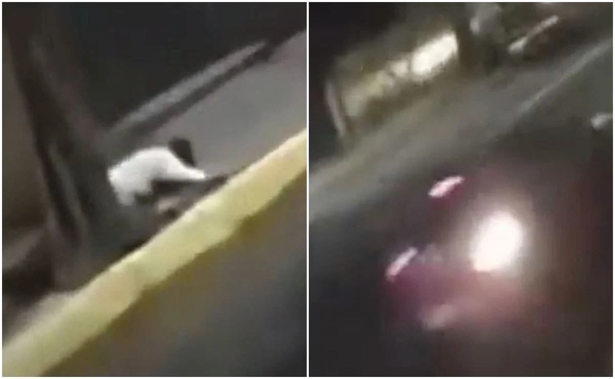 Con un tiro la cabeza, automovilista arrolla y mata a sus asaltantes en calles de CDMX #VIDEO