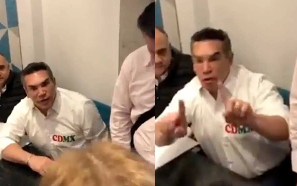 Manifestantes acorralaron a 'Alito' Moreno tras la marcha a favor del INE