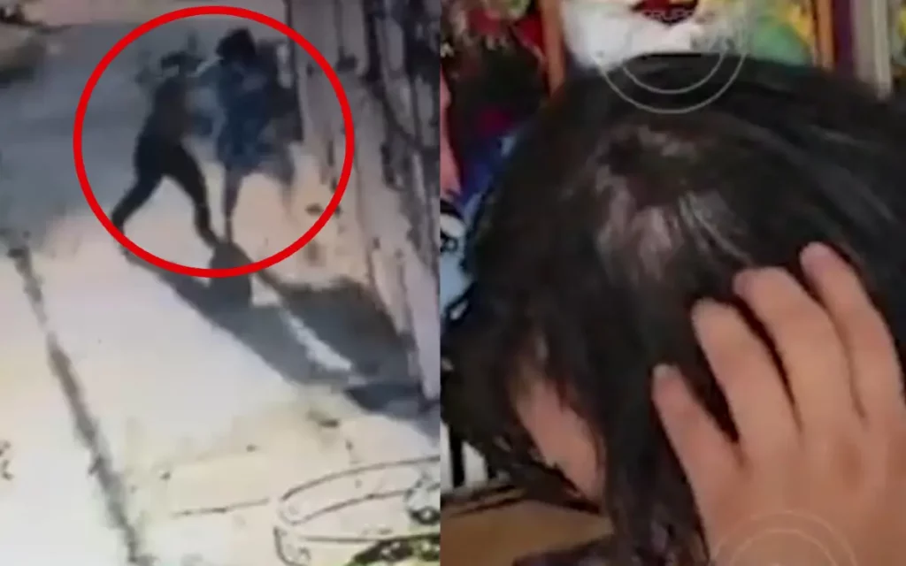 Hombre golpea con una piedra a una mujer en Villahermosa #VIDEO