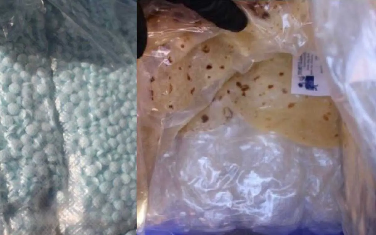 Encuentran miles de pastillas de fentanilo en un cargamento de tortillas de harina