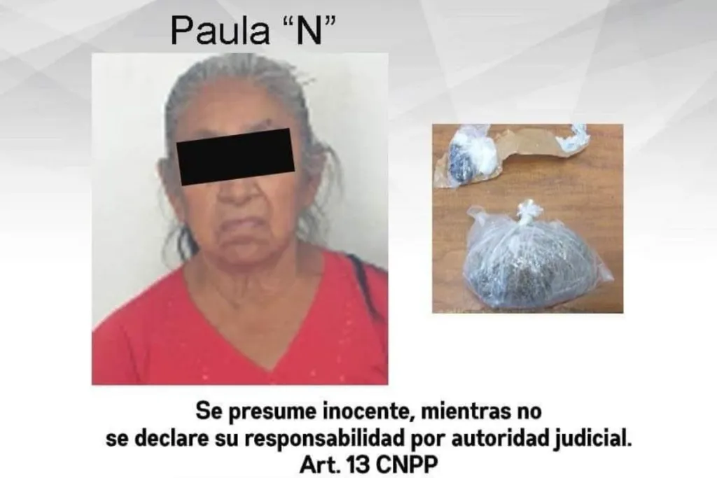 Cae abuelita por intentar meter droga en penal de Morelos