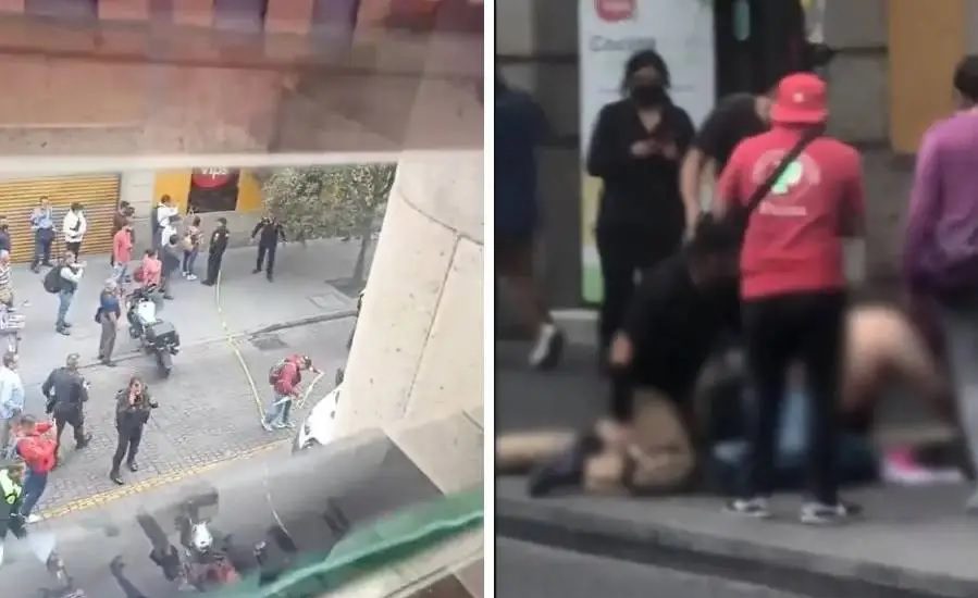 Balacera en Centro de CDMX fue por un intento de robo