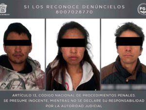 Detienen a tres ladrones de motocicleta en Lerma, Estado de México