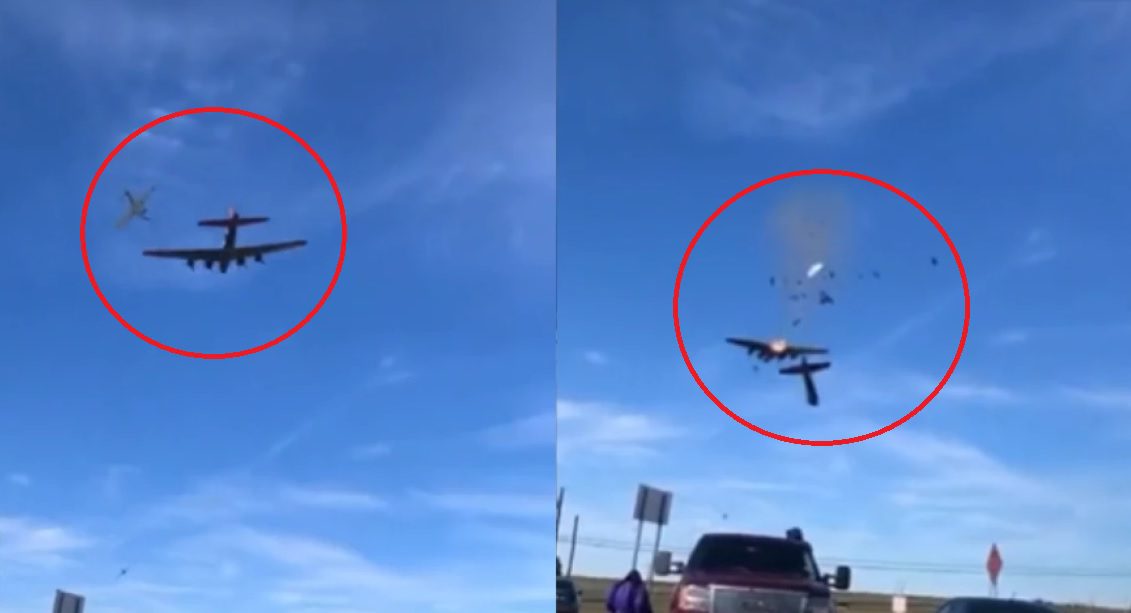Dos aeronaves colisionan durante exhibición aérea de Dallas, EU