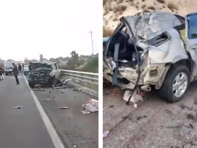 Fuerte choque en la Puebla-Orizaba deja varios muertos