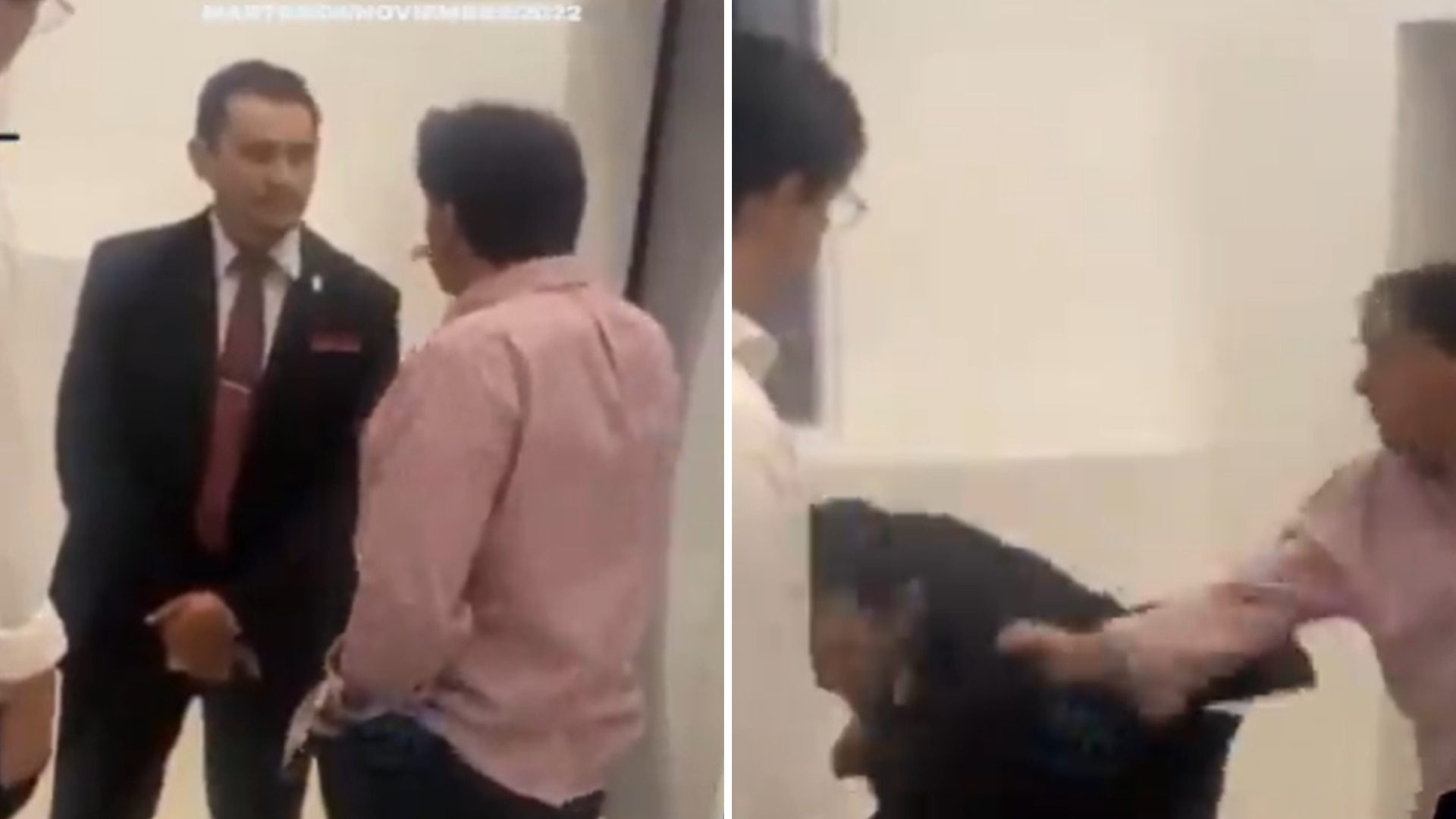 Incidente con un guardia de seguridad en el Restaurante Bellini