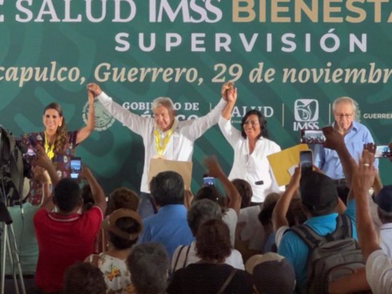 López Obrador visita Acapulco por programa IMSS Bienestar