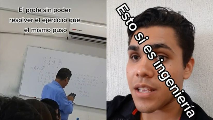 Maestro de ingeniería pone ejercicio que ni él puede resolver