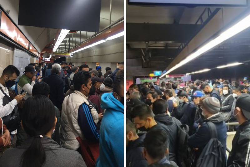 Metro CDMX presenta retrasos por lluvia hoy 4 de noviembre