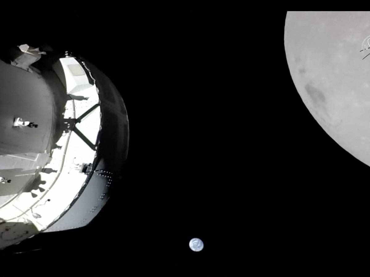 Nave Orion de la NASA entra en órbita lunar